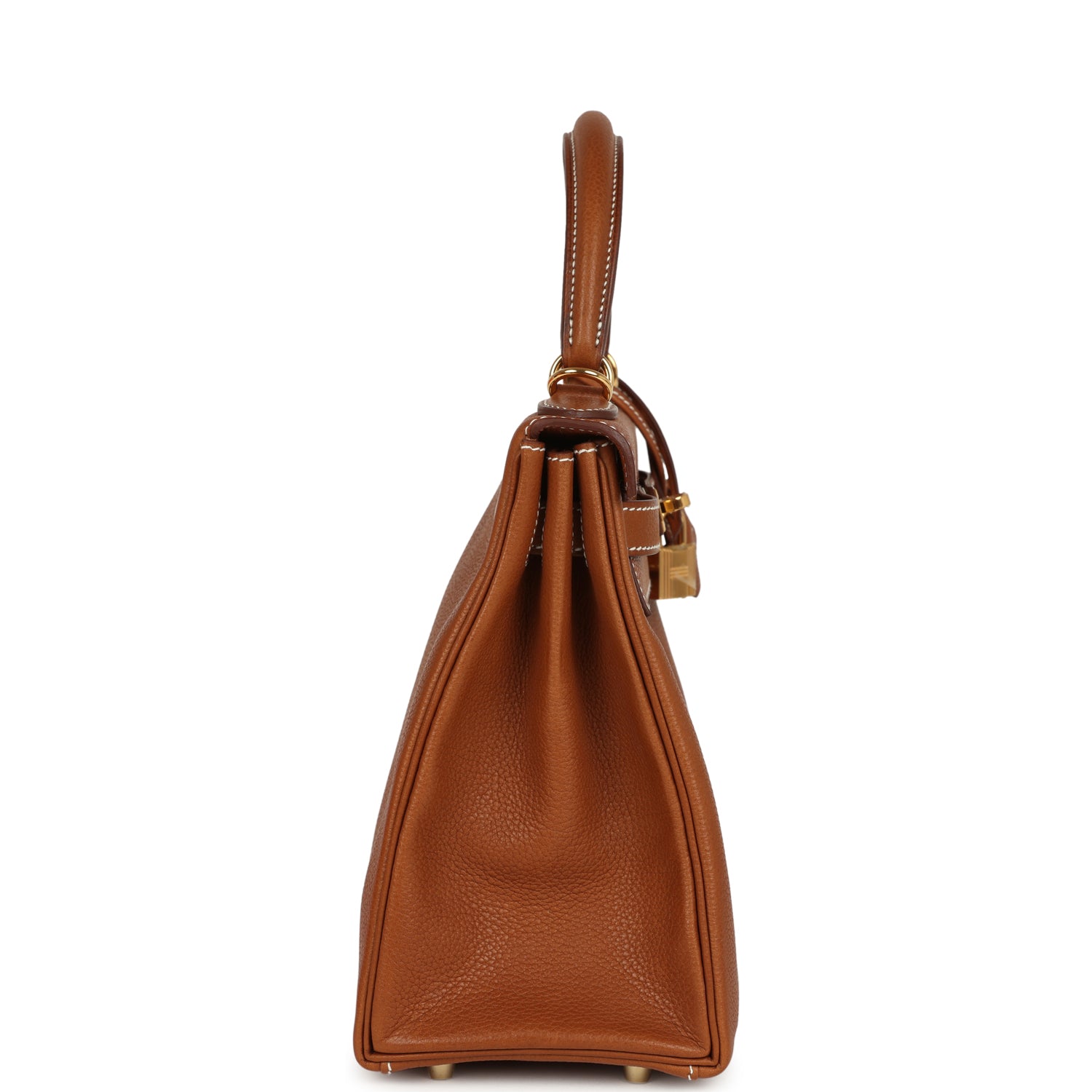 Hermes Kelly Retourne 28 Fauve Barenia Faubourg Gold Hardware
