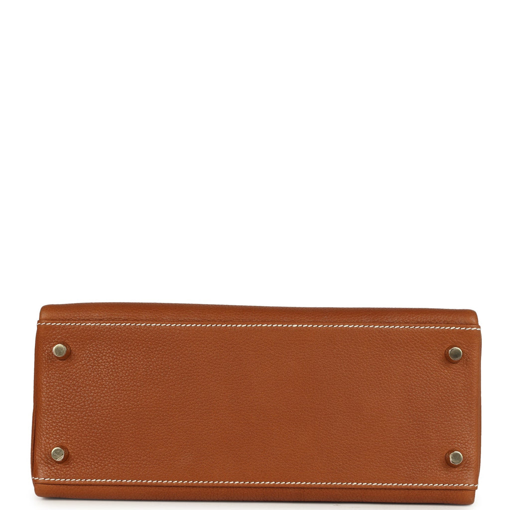 Hermes Kelly Retourne 28 Fauve Barenia Faubourg Gold Hardware