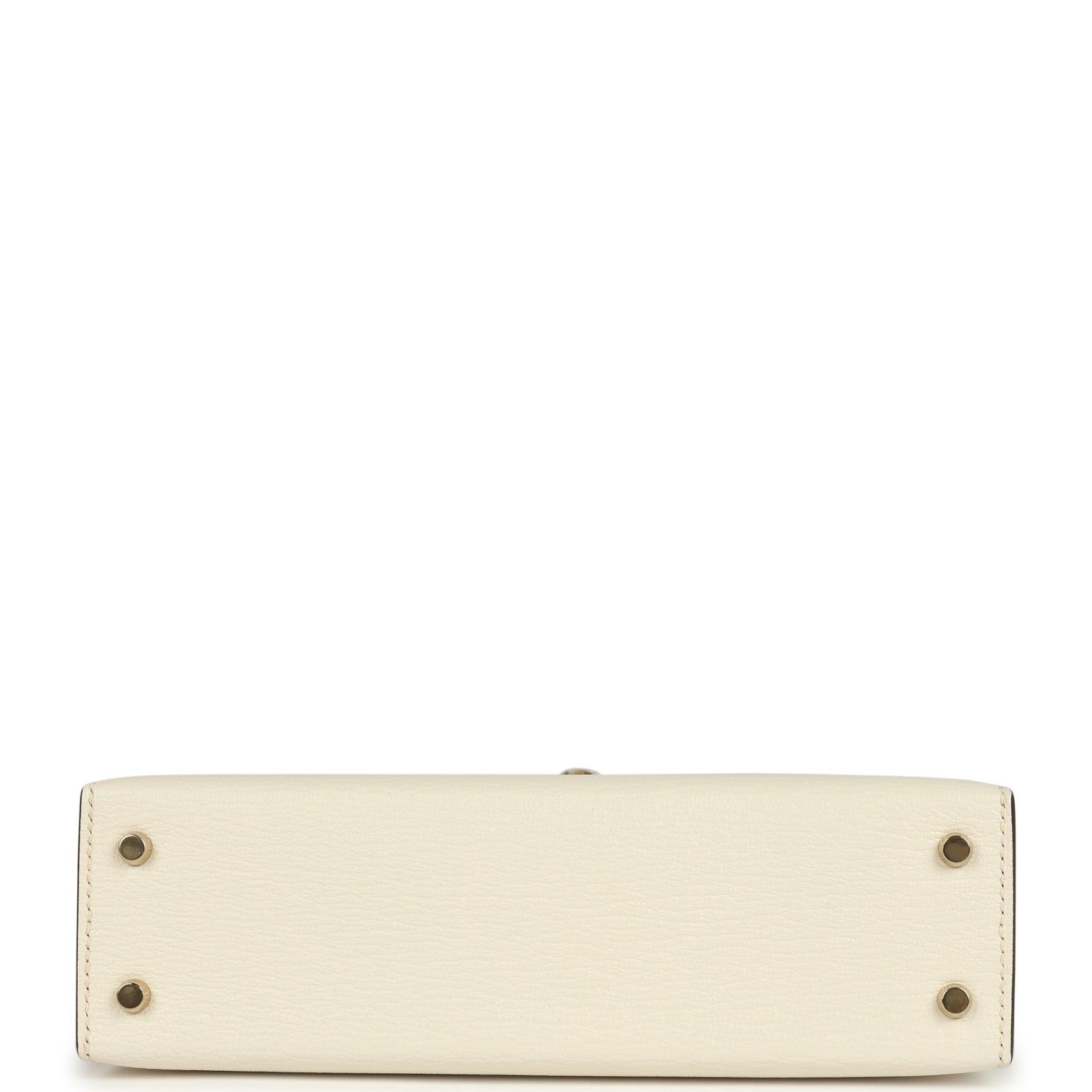 Hermes Special Order (HSS) Kelly Sellier 20 Nata and Etoupe Chevre Mysore Permabrass Hardware