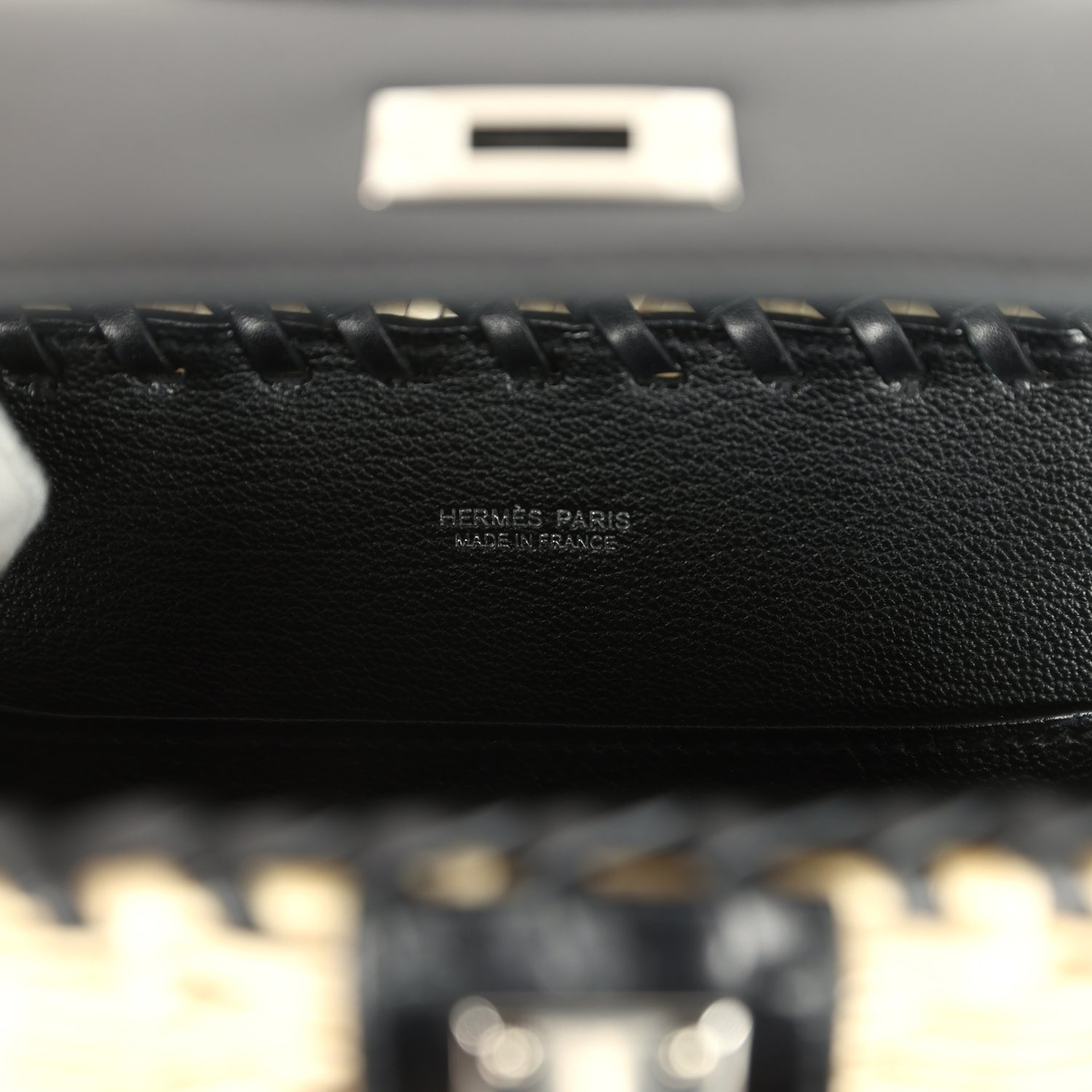 Hermes Mini Picnic Kelly 20 Black Box Palladium Hardware