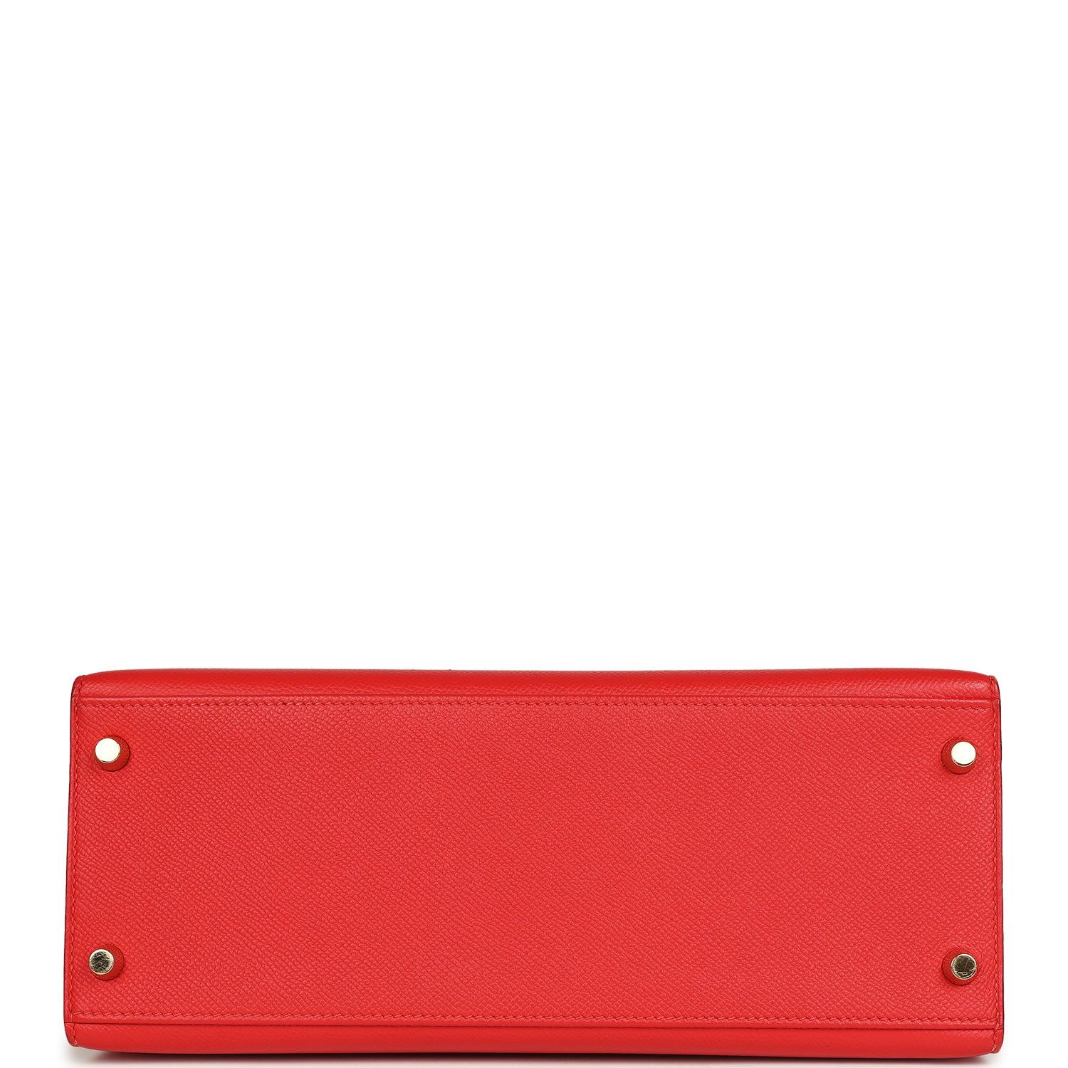 Pre-owned Hermes Kelly Sellier 28 Rouge Tomate Epsom Gold Hardware