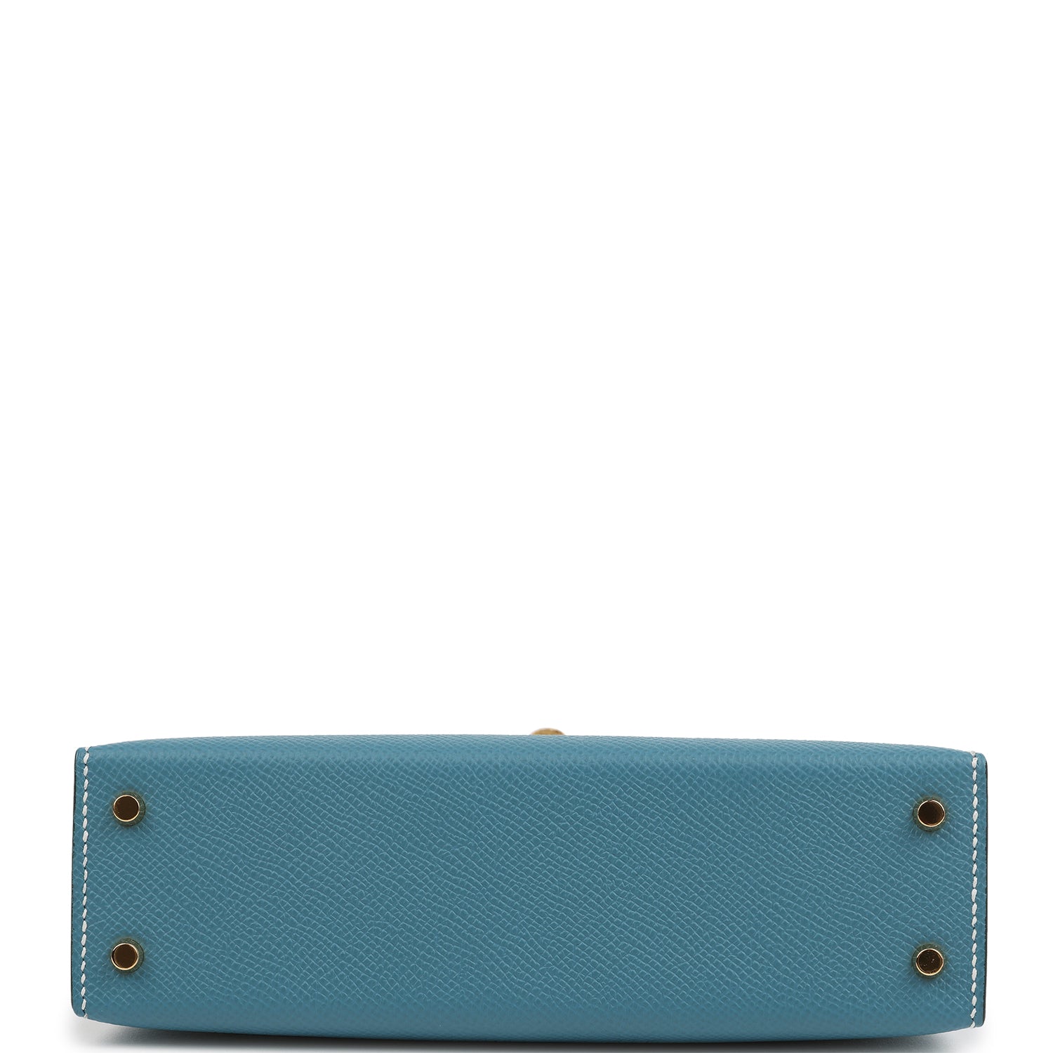 Hermes Kelly Sellier 20 Blue Jean Epsom Gold Hardware