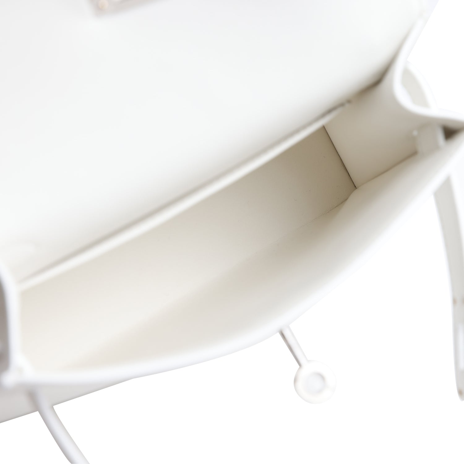Hermes Kelly Sellier 20 New White Epsom Palladium Hardware