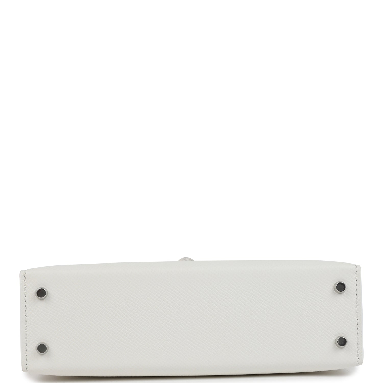 Hermes Kelly Sellier 20 New White Epsom Palladium Hardware