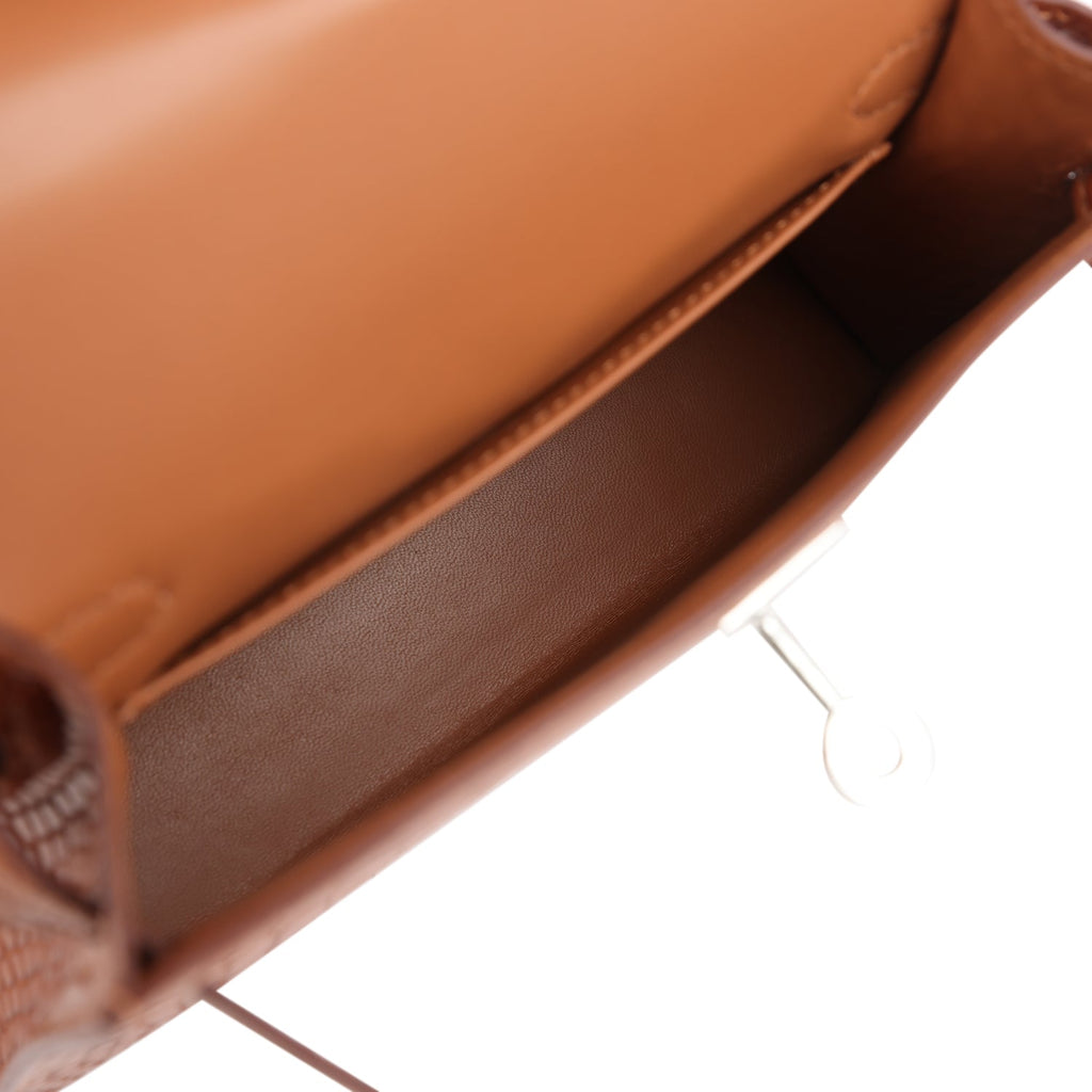 Hermes Kelly Sellier 20 Gold Matte Alligator Palladium Hardware