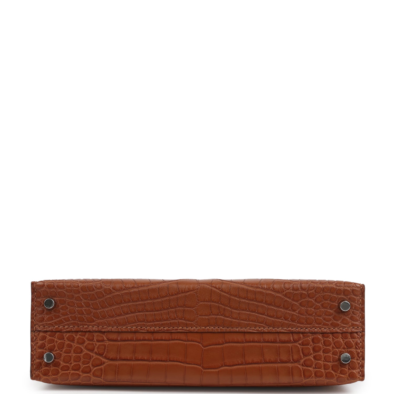 Hermes Kelly Sellier 20 Gold Matte Alligator Palladium Hardware