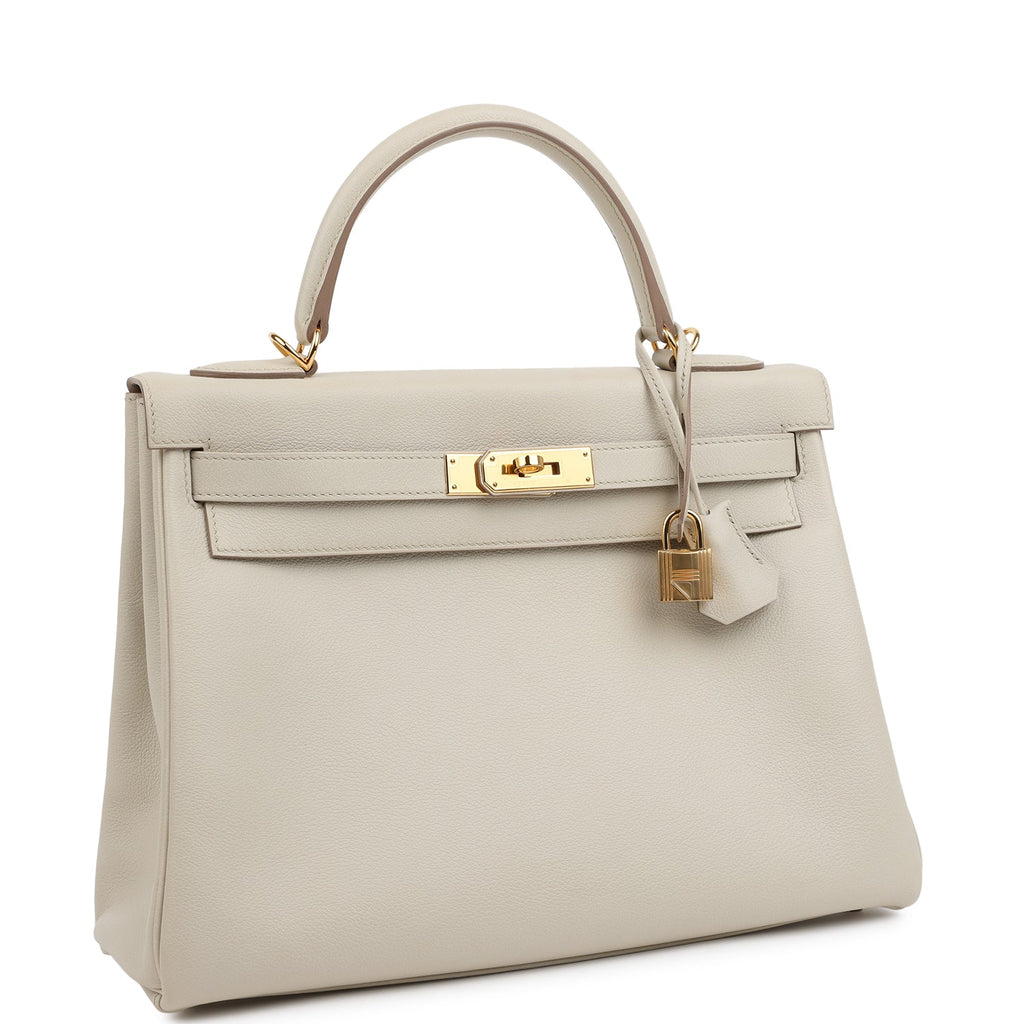 Hermes Kelly Retourne 32 Beton Evercolor Gold Hardware