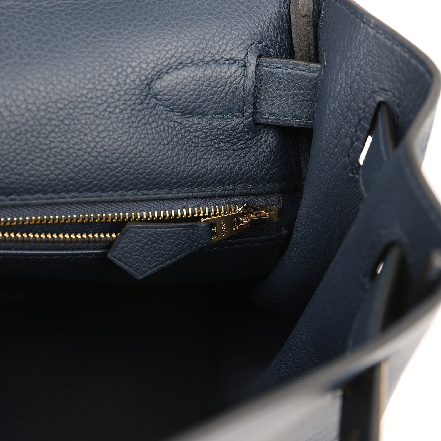 Hermes Kelly Retourne 28 Bleu Abysse Evercolor Gold Hardware
