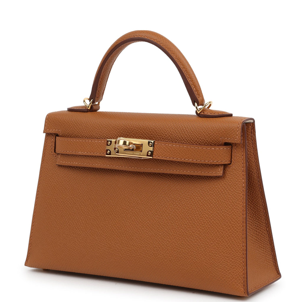 Hermes Special Order (HSS) Kelly Sellier 20 Gold Verso Epsom Gold Hardware