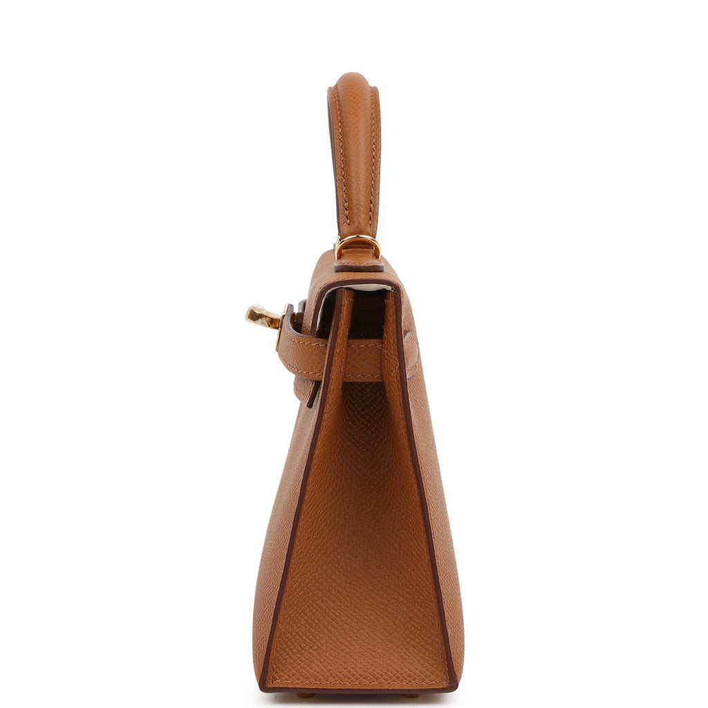 Hermes Special Order (HSS) Kelly Sellier 20 Gold Verso Epsom Gold Hardware