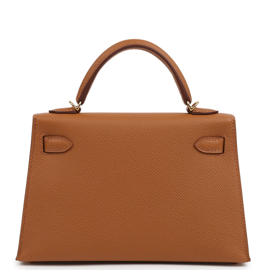 Hermes Special Order (HSS) Kelly Sellier 20 Gold Verso Epsom Gold Hardware