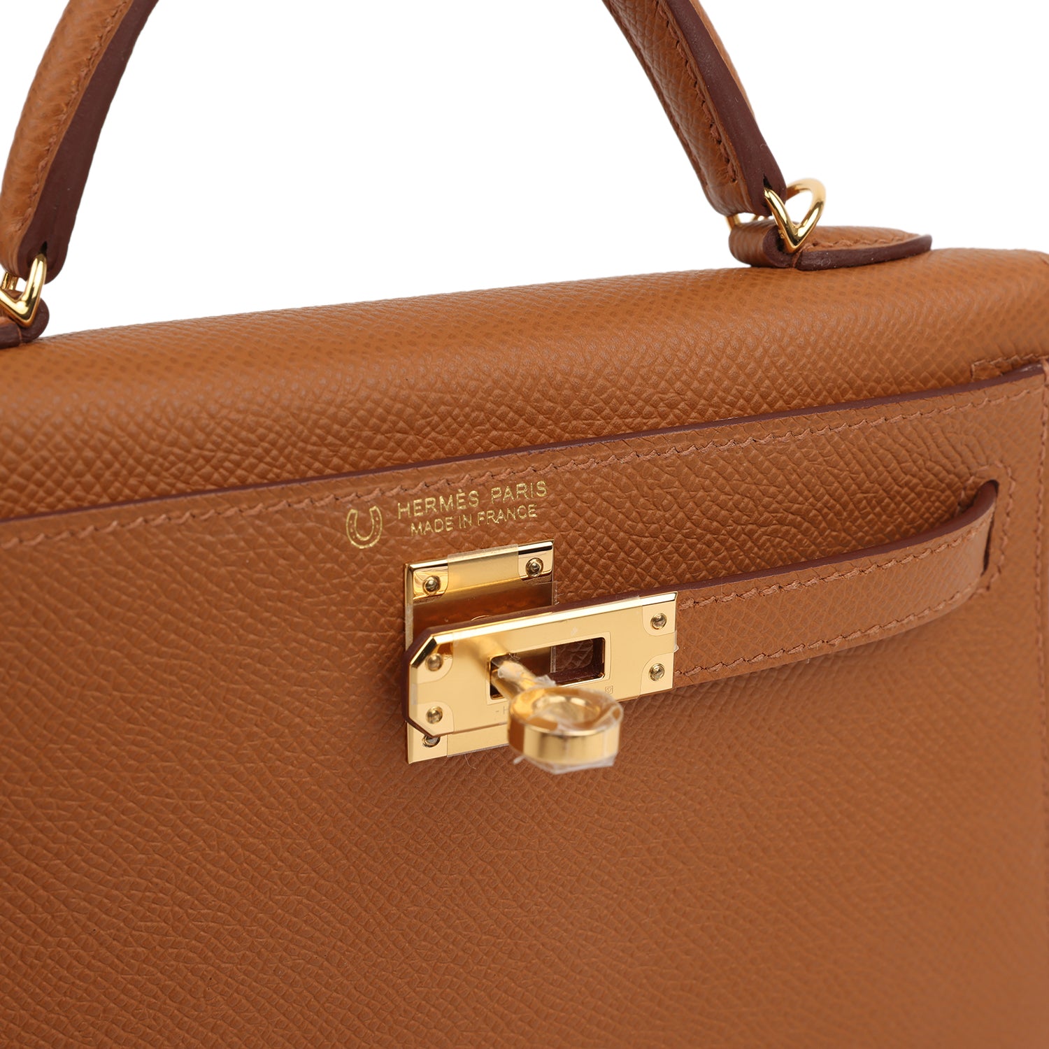 Hermes Special Order (HSS) Kelly Sellier 20 Gold Verso Epsom Gold Hardware