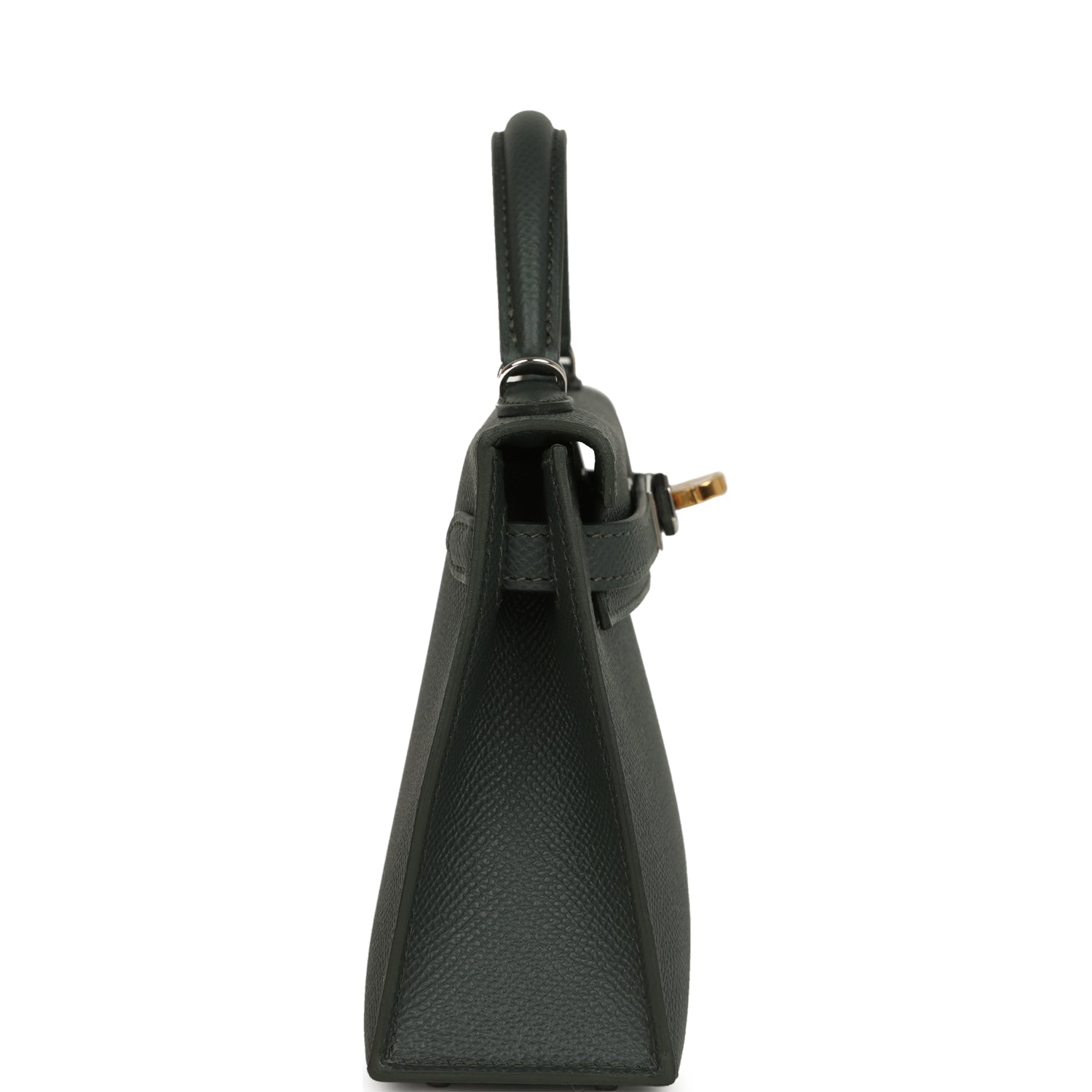 Hermes Kelly Sellier 20 Vert Mangrove Epsom Electrum Hardware