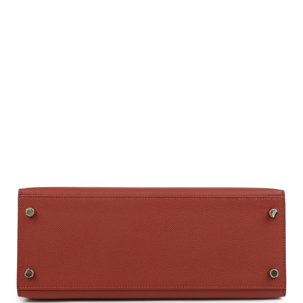 Hermes Kelly Sellier 28 Rouge Venitien Epsom Gold Hardware