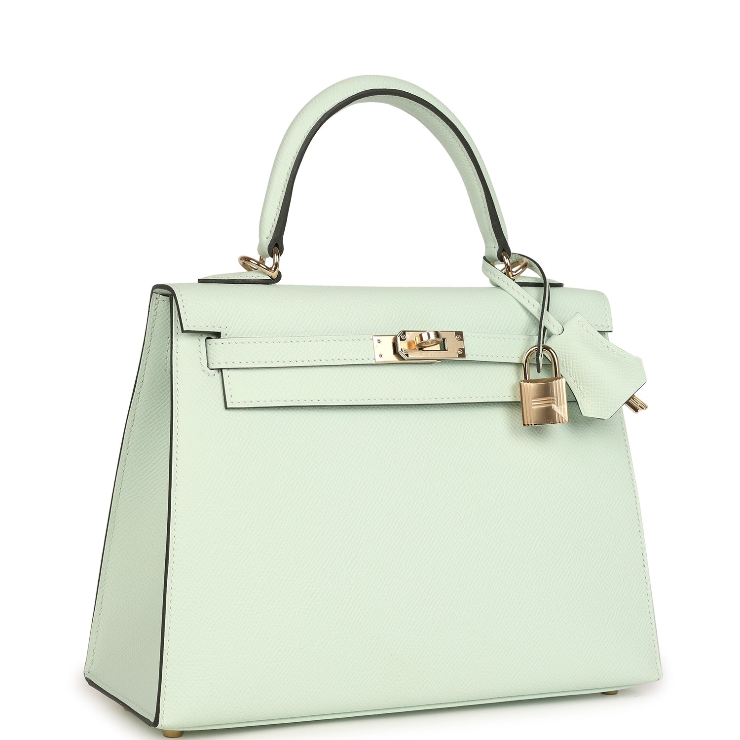 Hermes Kelly Sellier 25 Vert PepperNew Epsom Permabrass Hardware