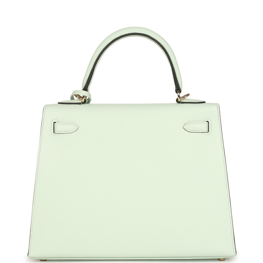 Hermes Kelly Sellier 25 Vert PepperNew Epsom Permabrass Hardware