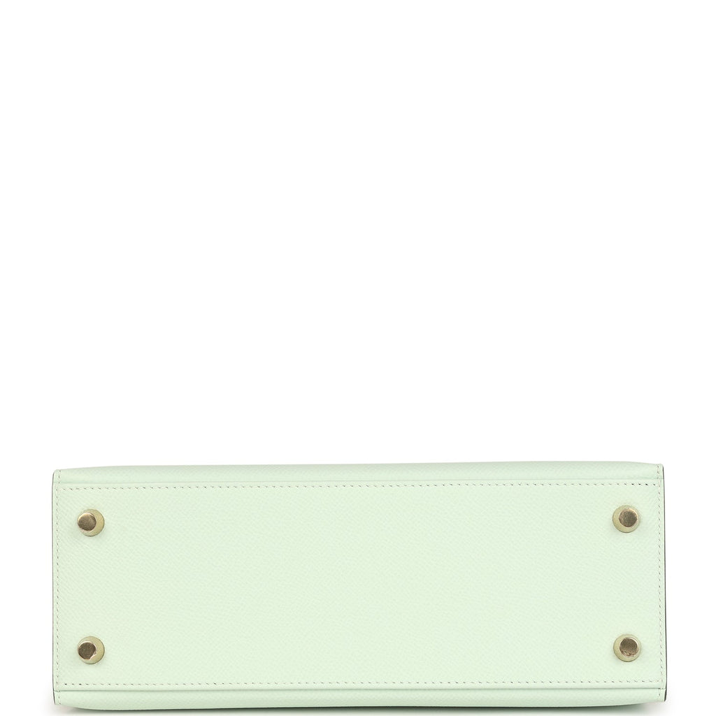 Hermes Kelly Sellier 25 Vert PepperNew Epsom Permabrass Hardware