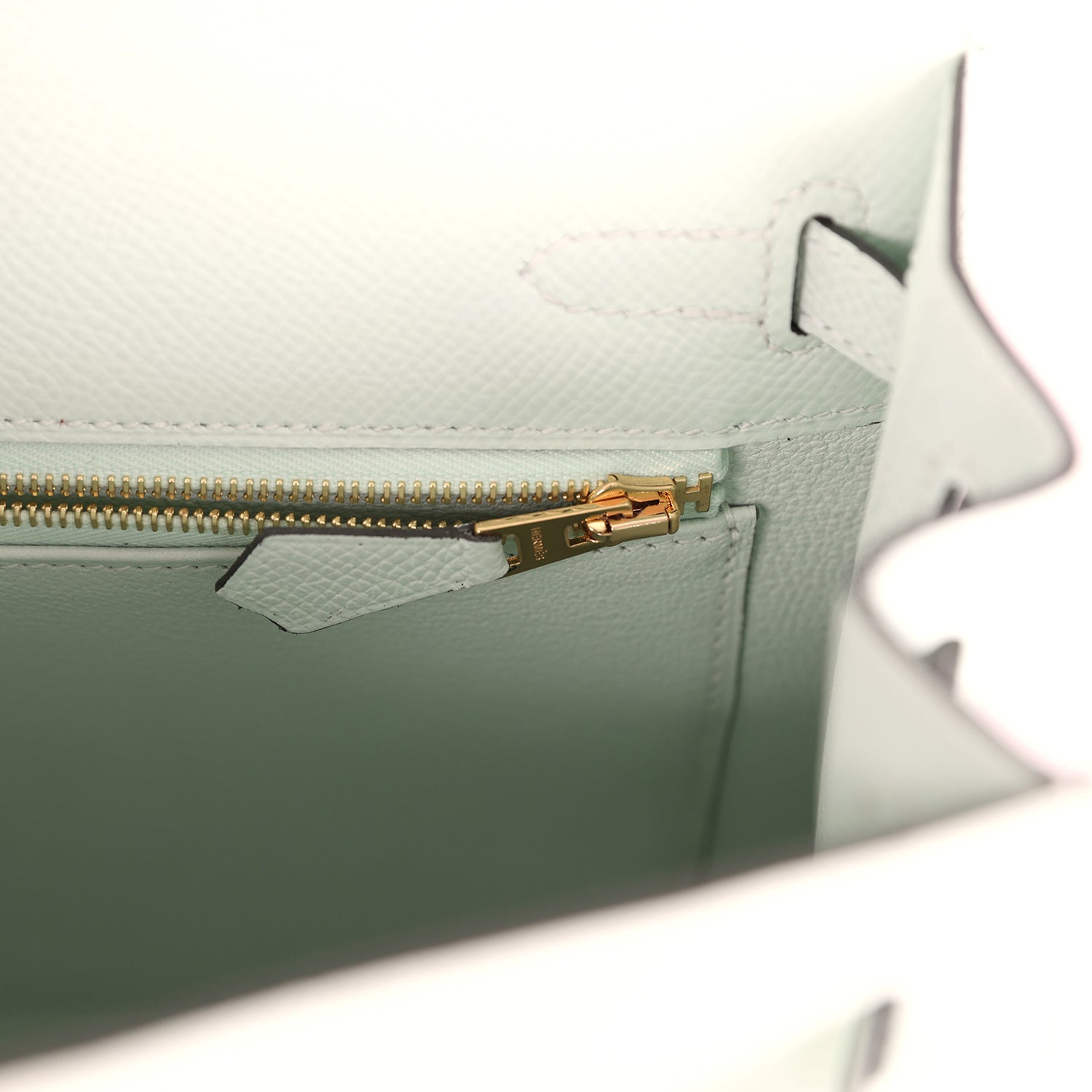 Hermes Kelly Sellier 25 Vert PepperNew Epsom Permabrass Hardware