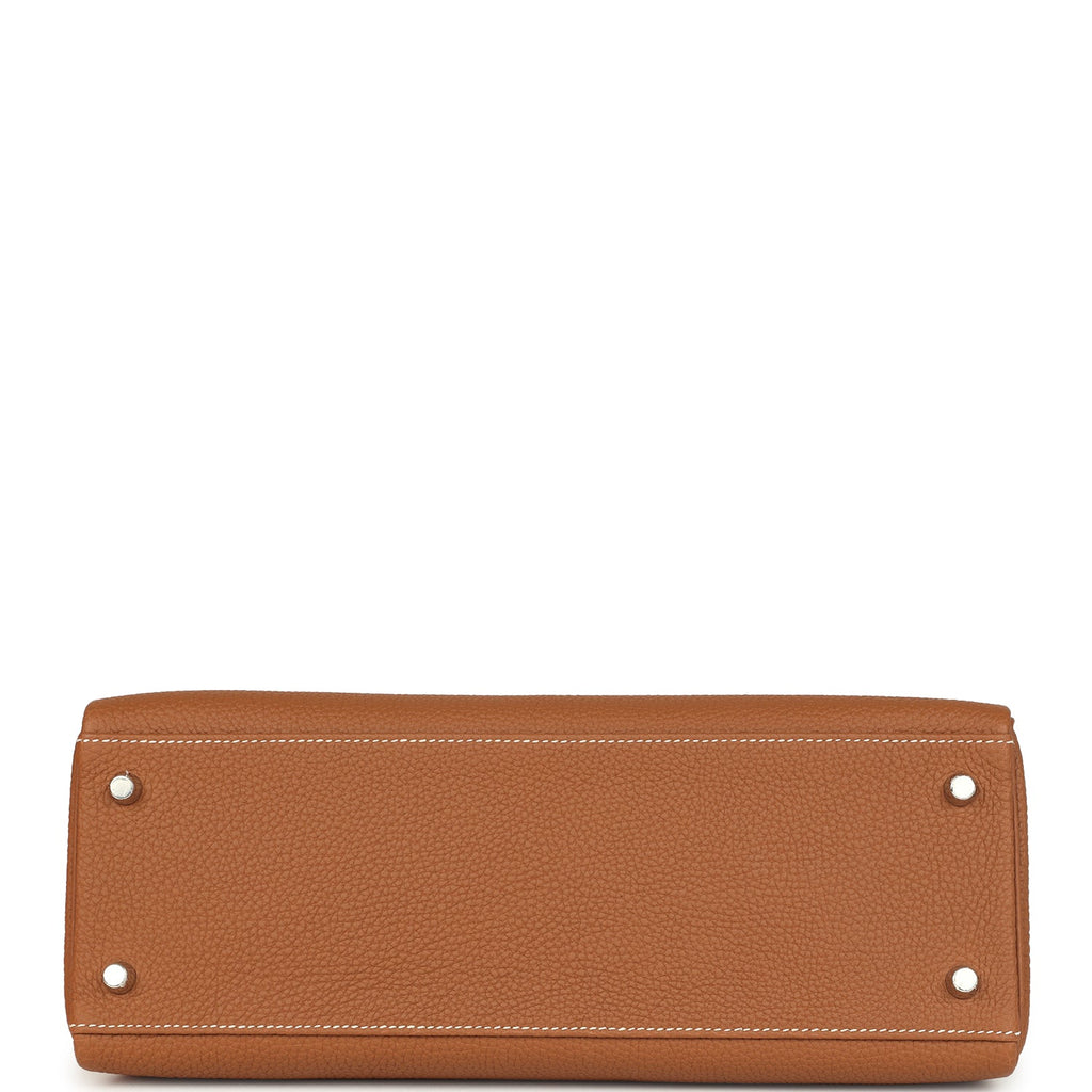 Hermes Kelly Retourne 32 Gold Togo Palladium Hardware