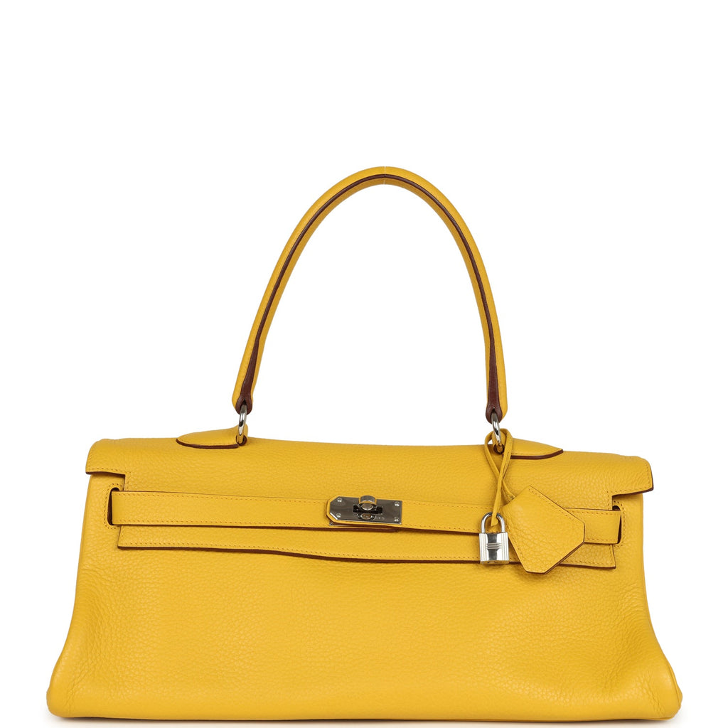 New Hermes Shoulder Kelly JPG 42 Soleil Clemence Palladium Hardware