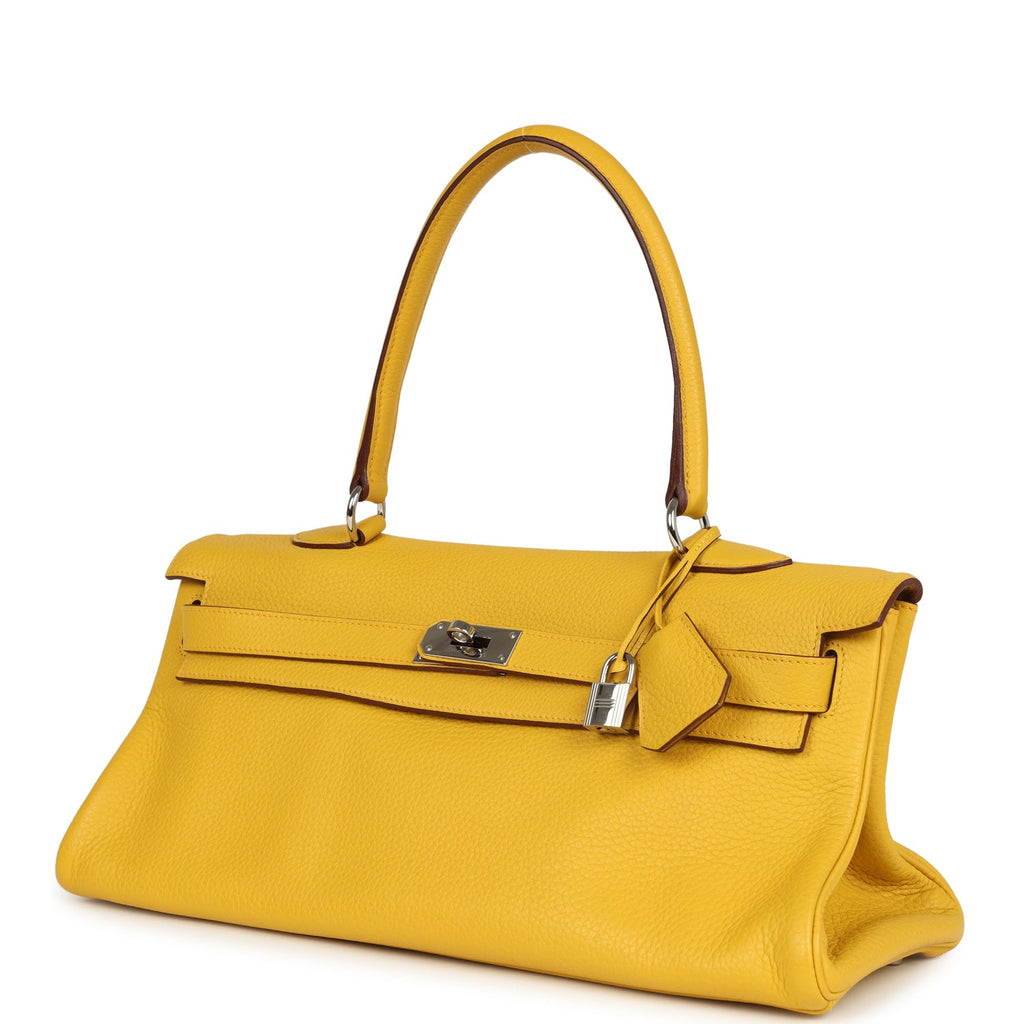 New Hermes Shoulder Kelly JPG 42 Soleil Clemence Palladium Hardware