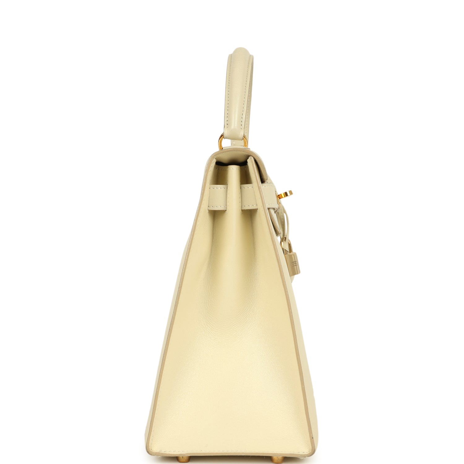 New Hermes Kelly Sellier 28 Parchemin Box Gold Hardware