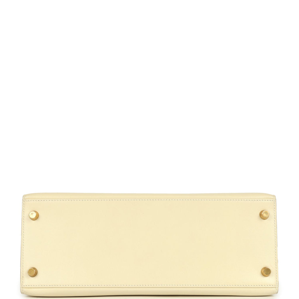 New Hermes Kelly Sellier 28 Parchemin Box Gold Hardware