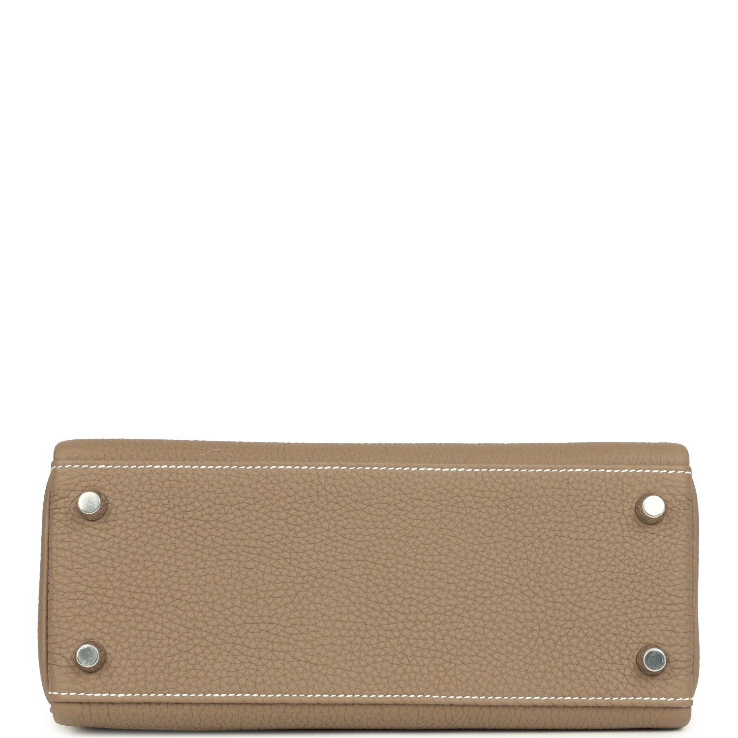 Hermes Kelly Retourne 25 Etoupe Togo Palladium Hardware