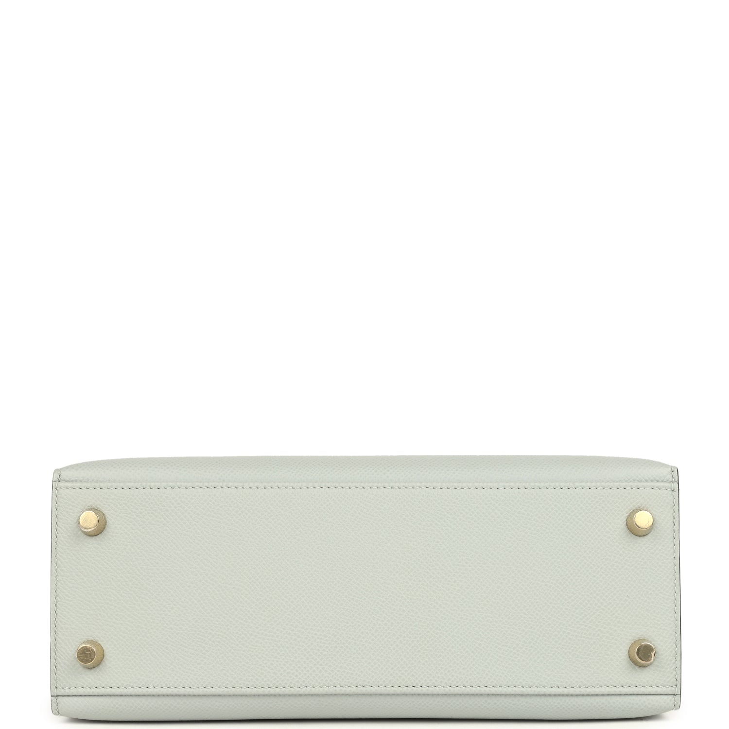 Hermes Kelly Sellier 25 Bleu Glacier Epsom Gold Hardware