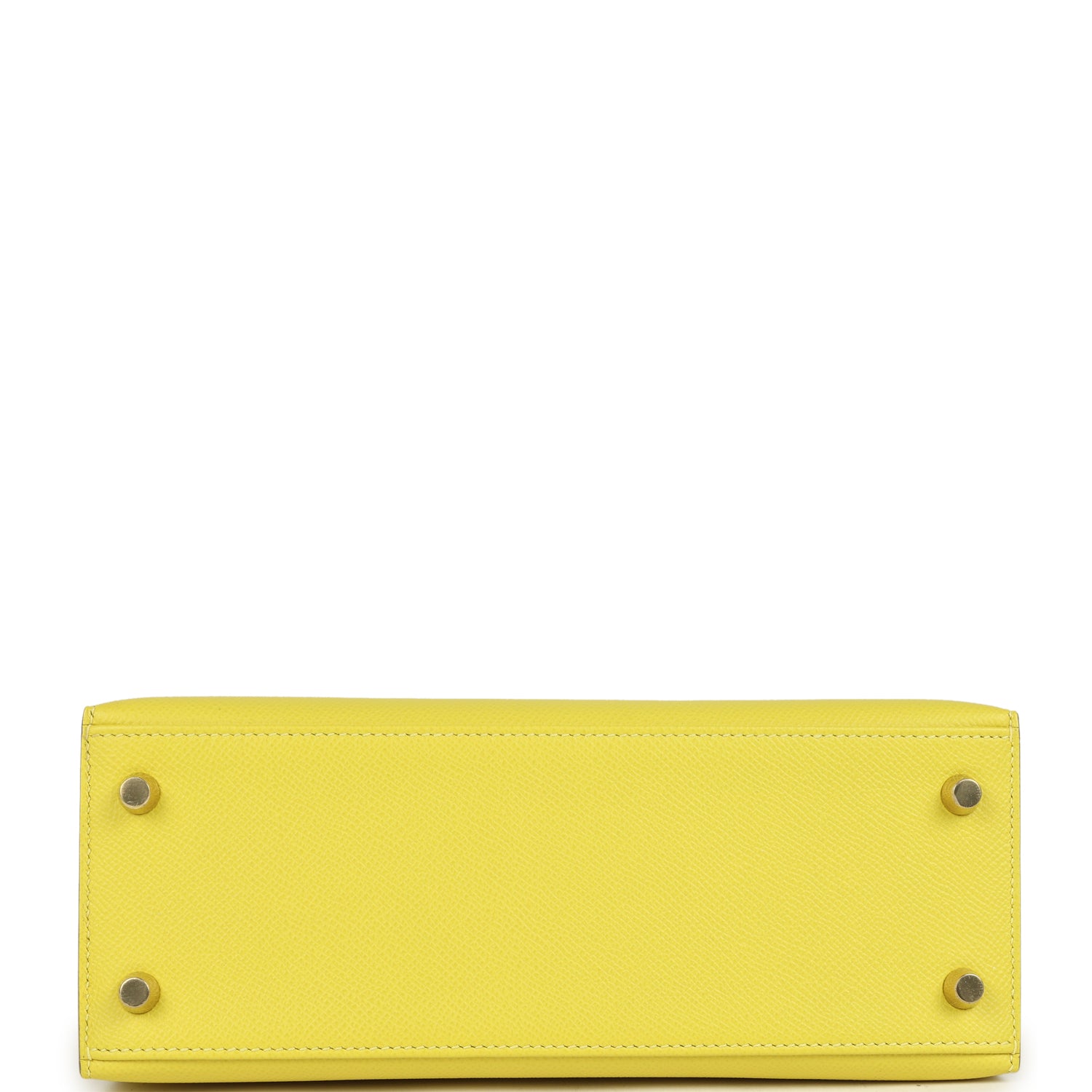 Hermes Kelly Sellier 25 Lime Epsom Gold Hardware