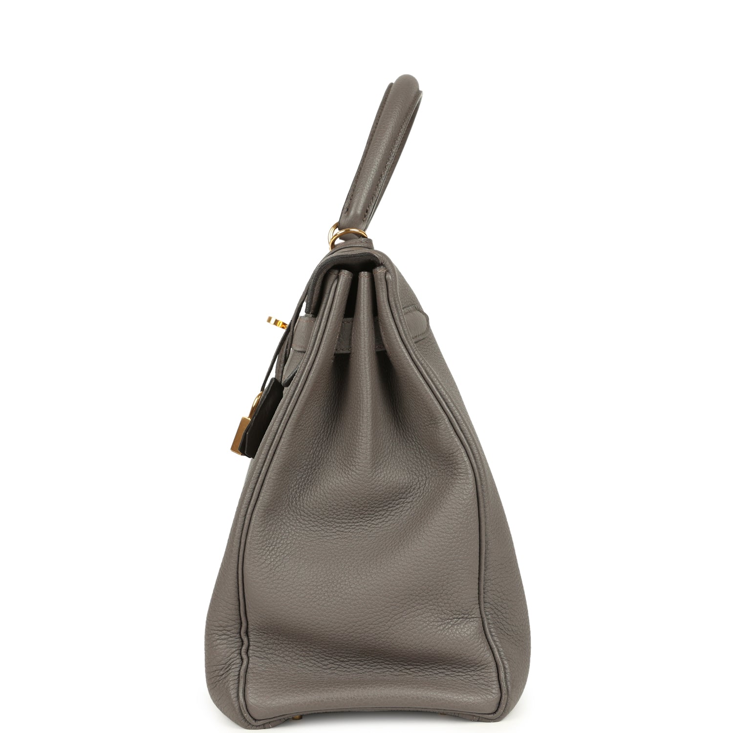 Hermes Kelly Retourne 35 Etain Togo Gold Hardware