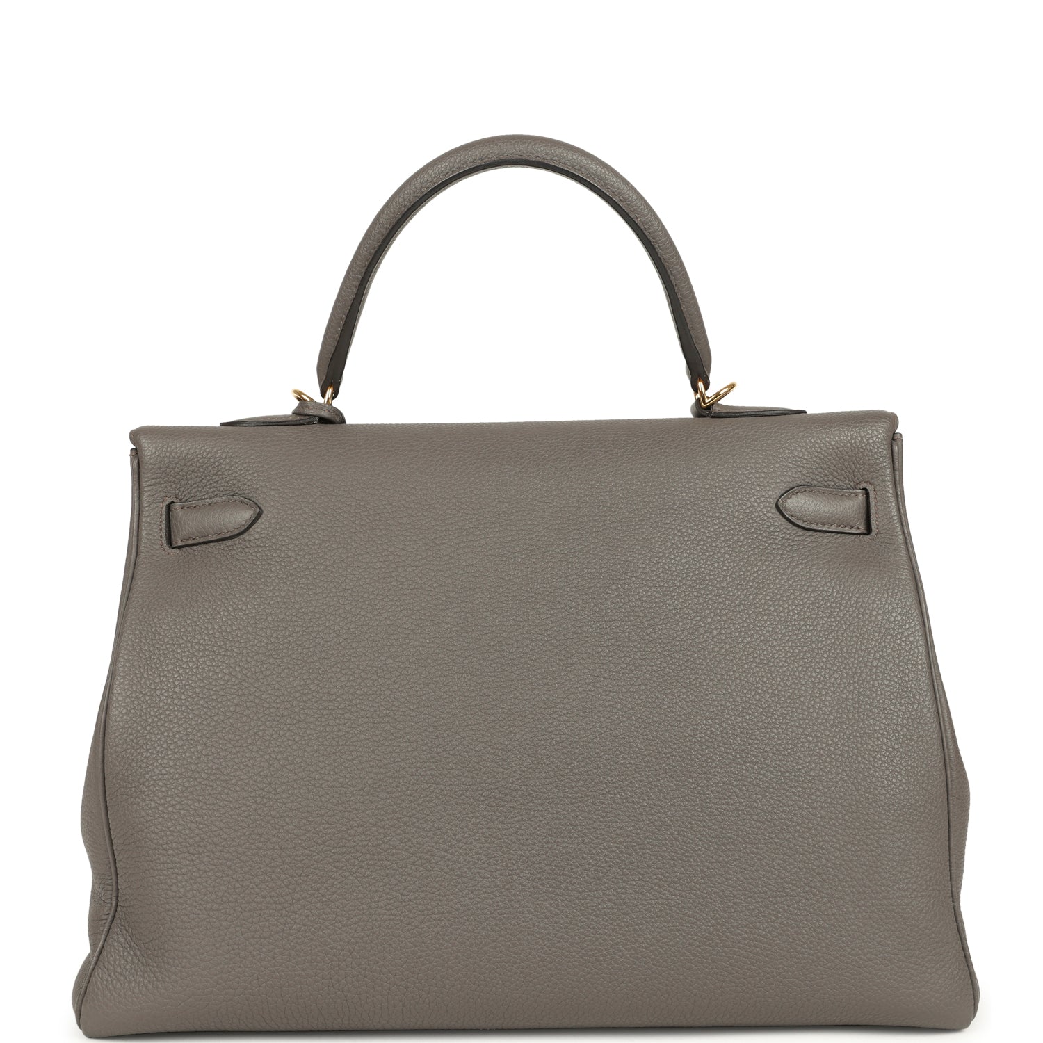 Hermes Kelly Retourne 35 Etain Togo Gold Hardware