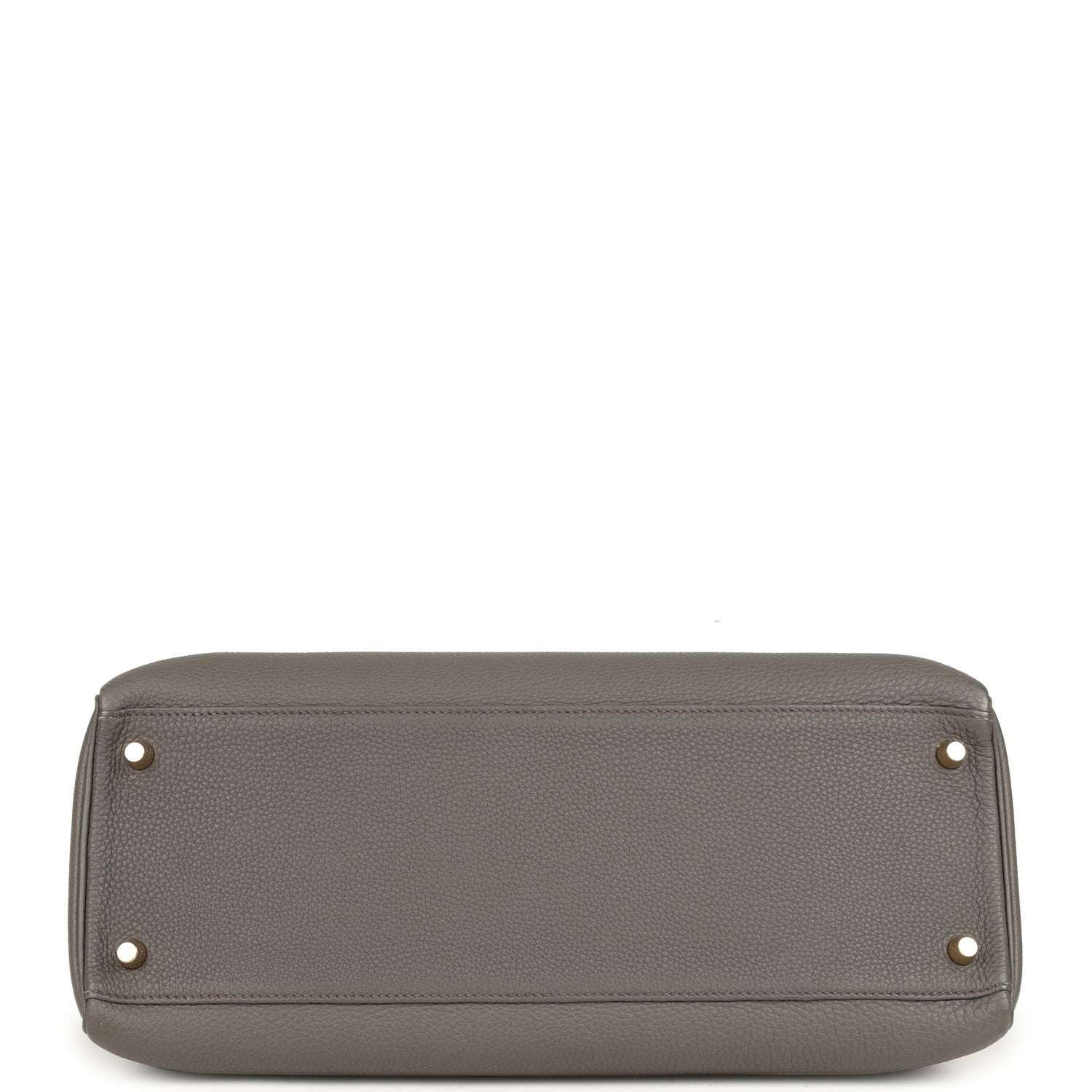 Hermes Kelly Retourne 35 Etain Togo Gold Hardware