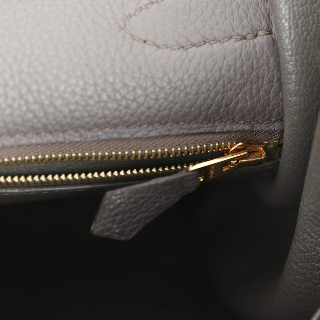 Hermes Kelly Retourne 35 Etain Togo Gold Hardware