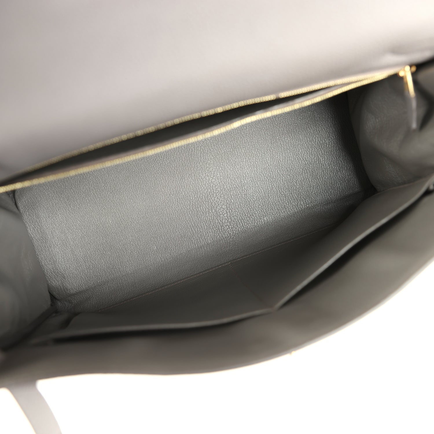 Hermes Kelly Retourne 35 Etain Togo Gold Hardware