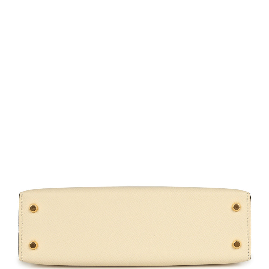 Hermes Kelly Sellier 20 Nata Epsom Gold Hardware
