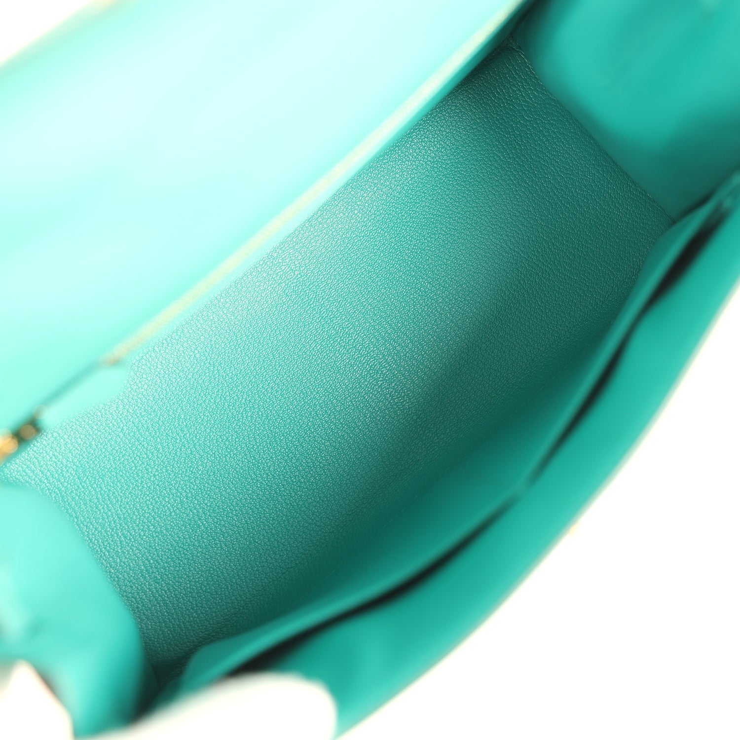 Hermes Kelly Sellier 28 Vert Jade Epsom Gold Hardware