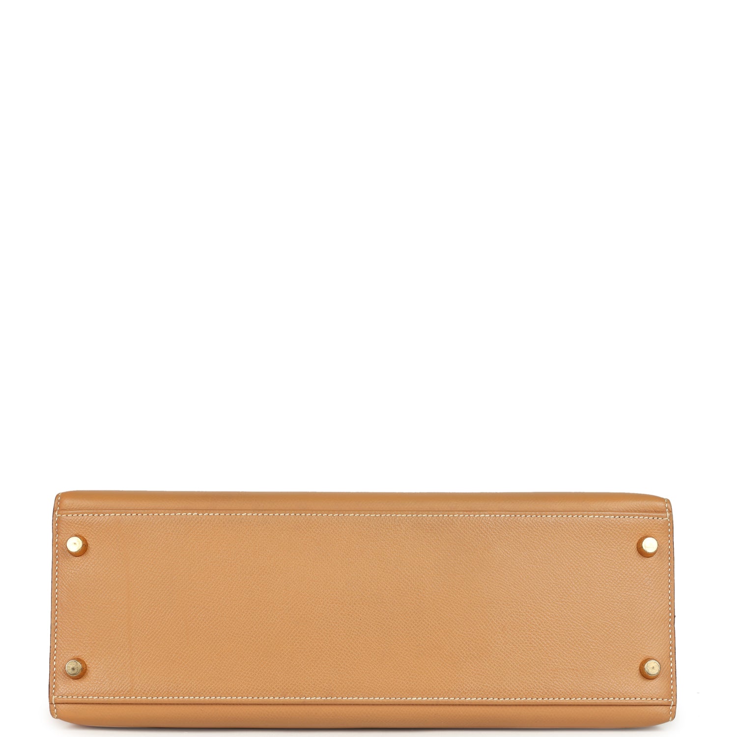New Hermes Sellier Kelly 32 Naturel Courchevel Gold Hardware