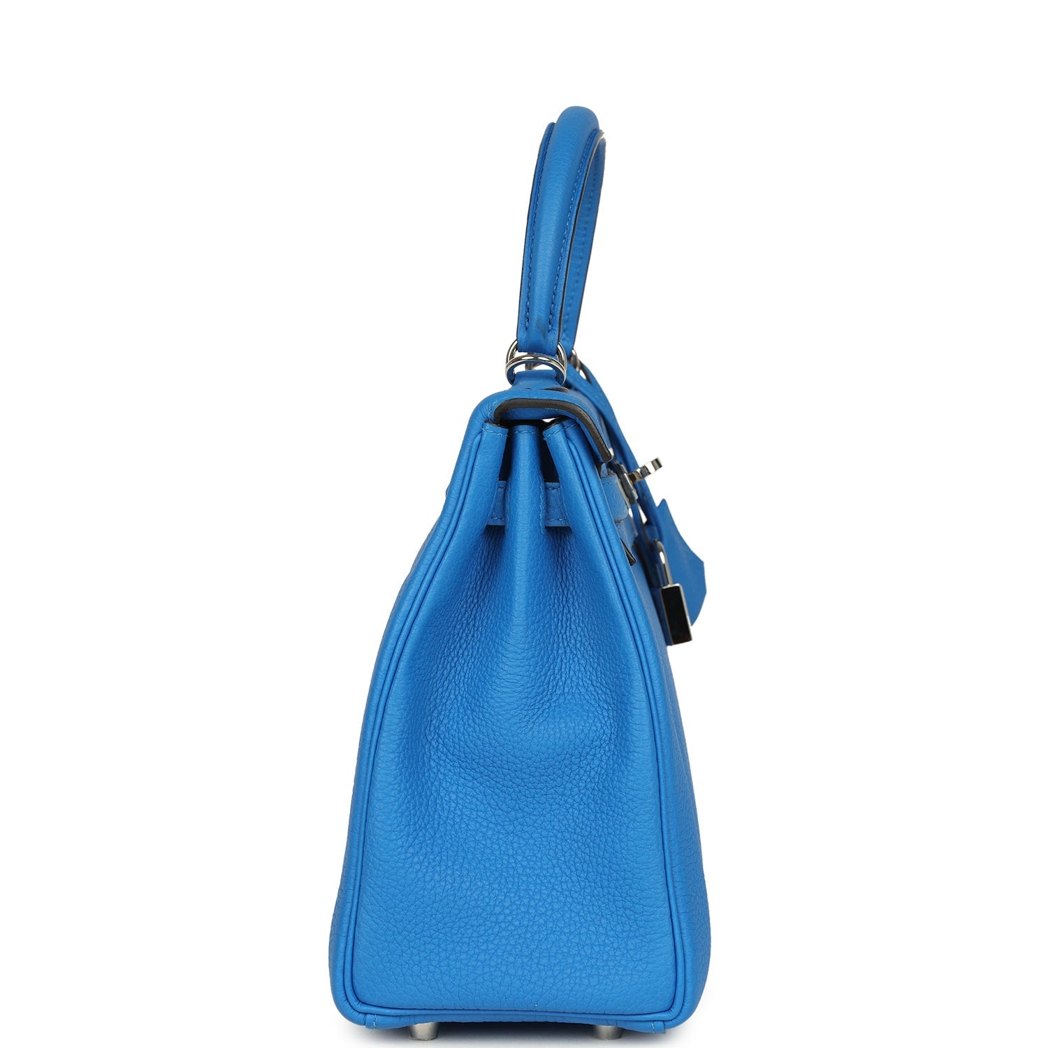New Hermes Kelly Retourne 25 Bleu France Togo Palladium Hardware