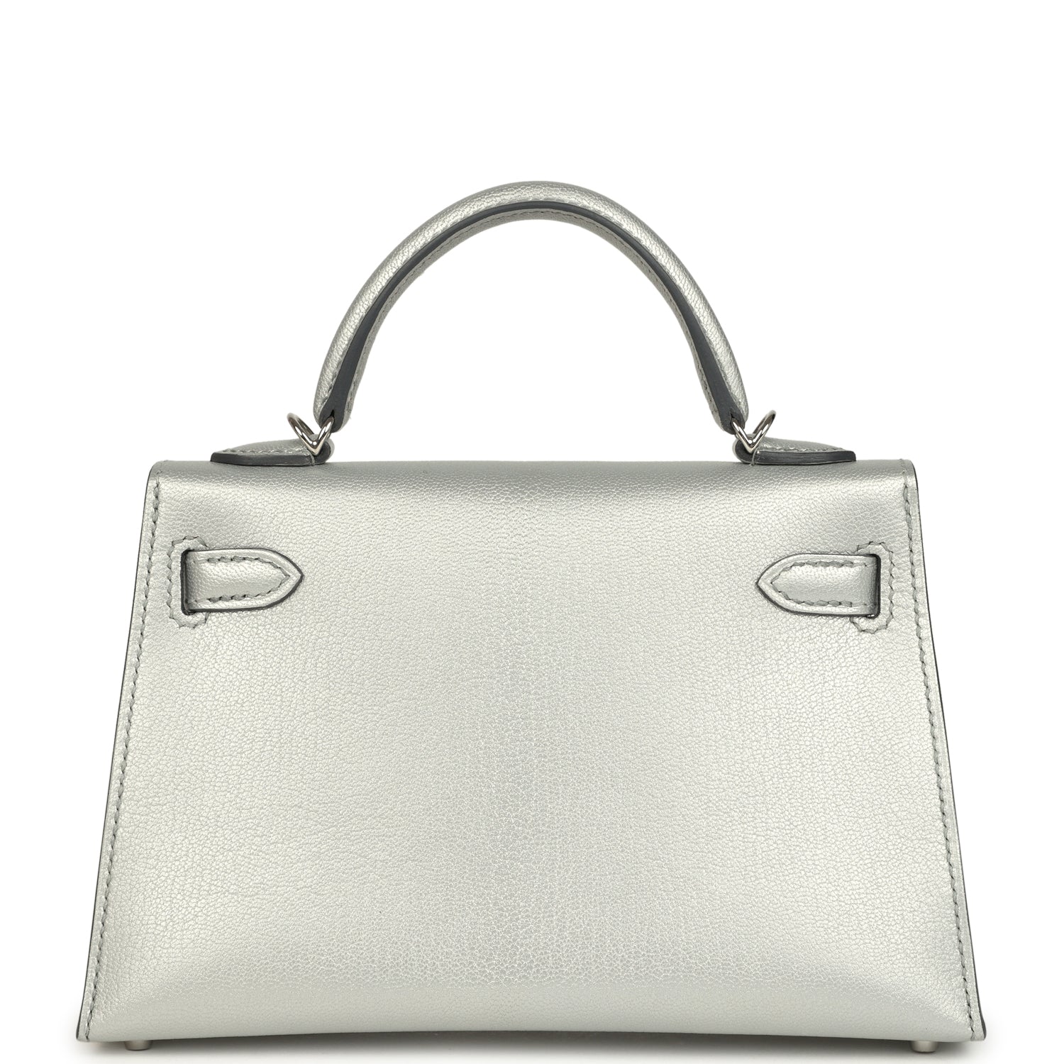Hermes Kelly Sellier 20 Argent Chevre Chamkilight Palladium Hardware