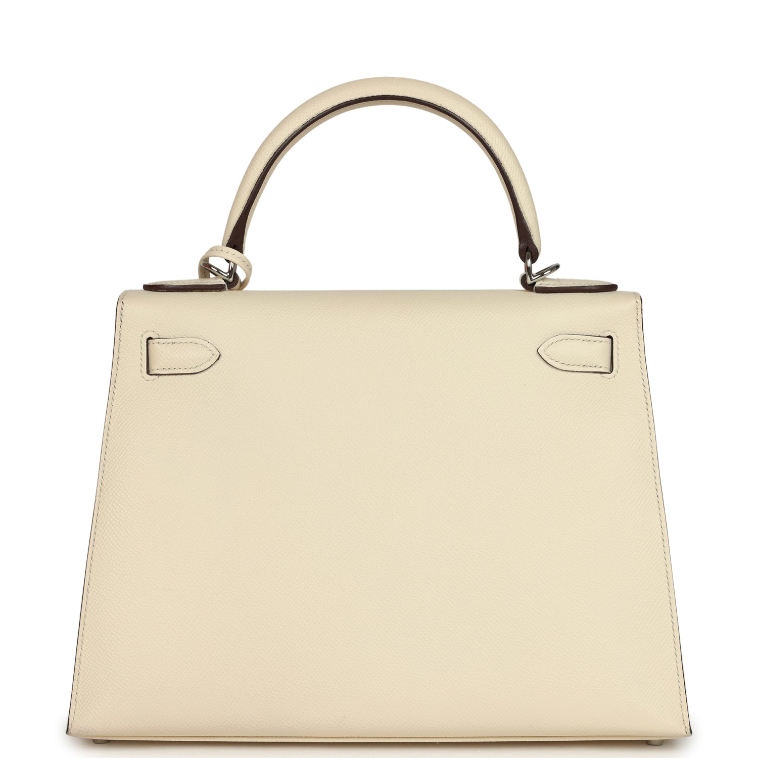New Hermes Kelly Sellier 28 Nata Epsom Palladium Hardware