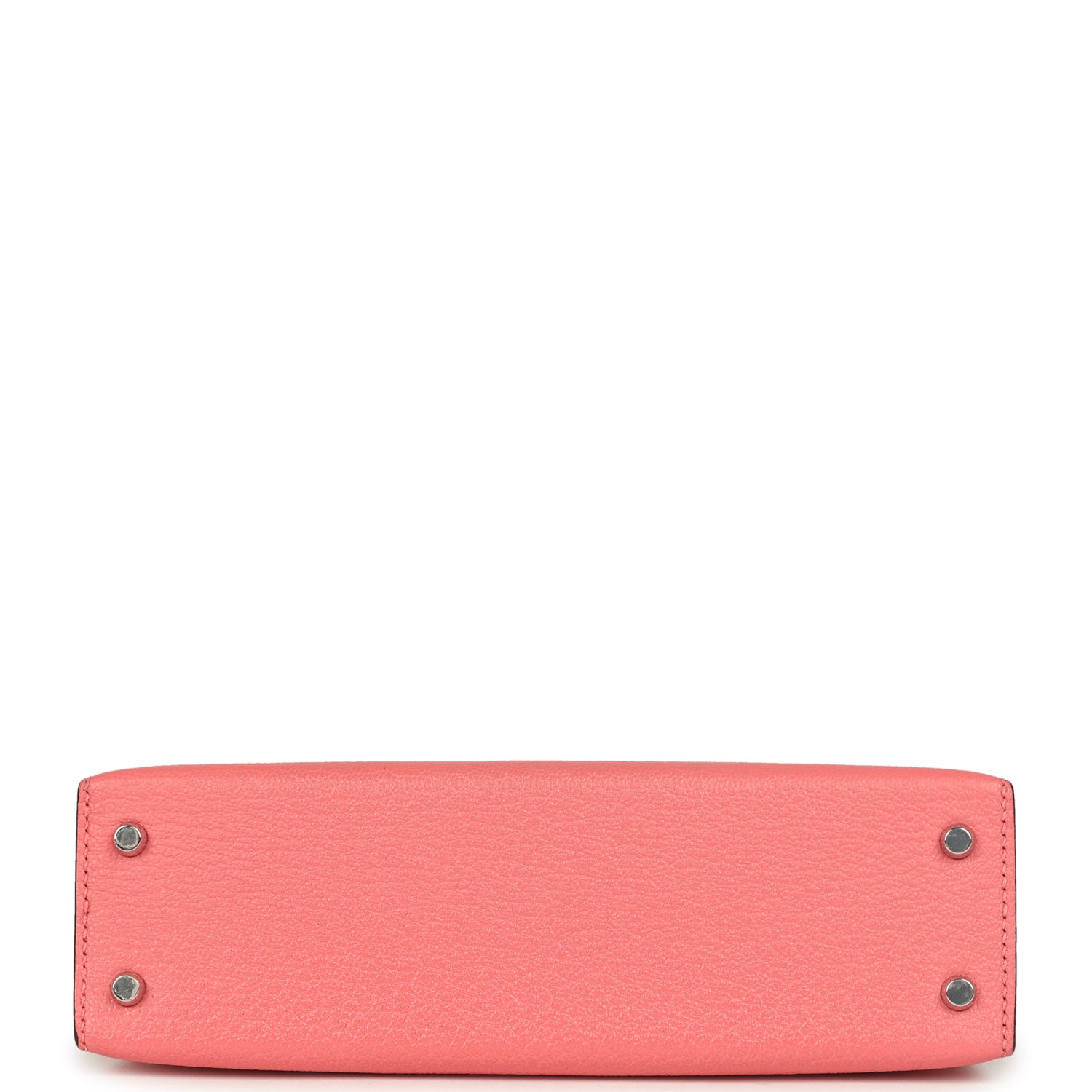 Hermes Kelly Sellier 20 Rose Lipstick Chevre Mysore Palladium Hardware