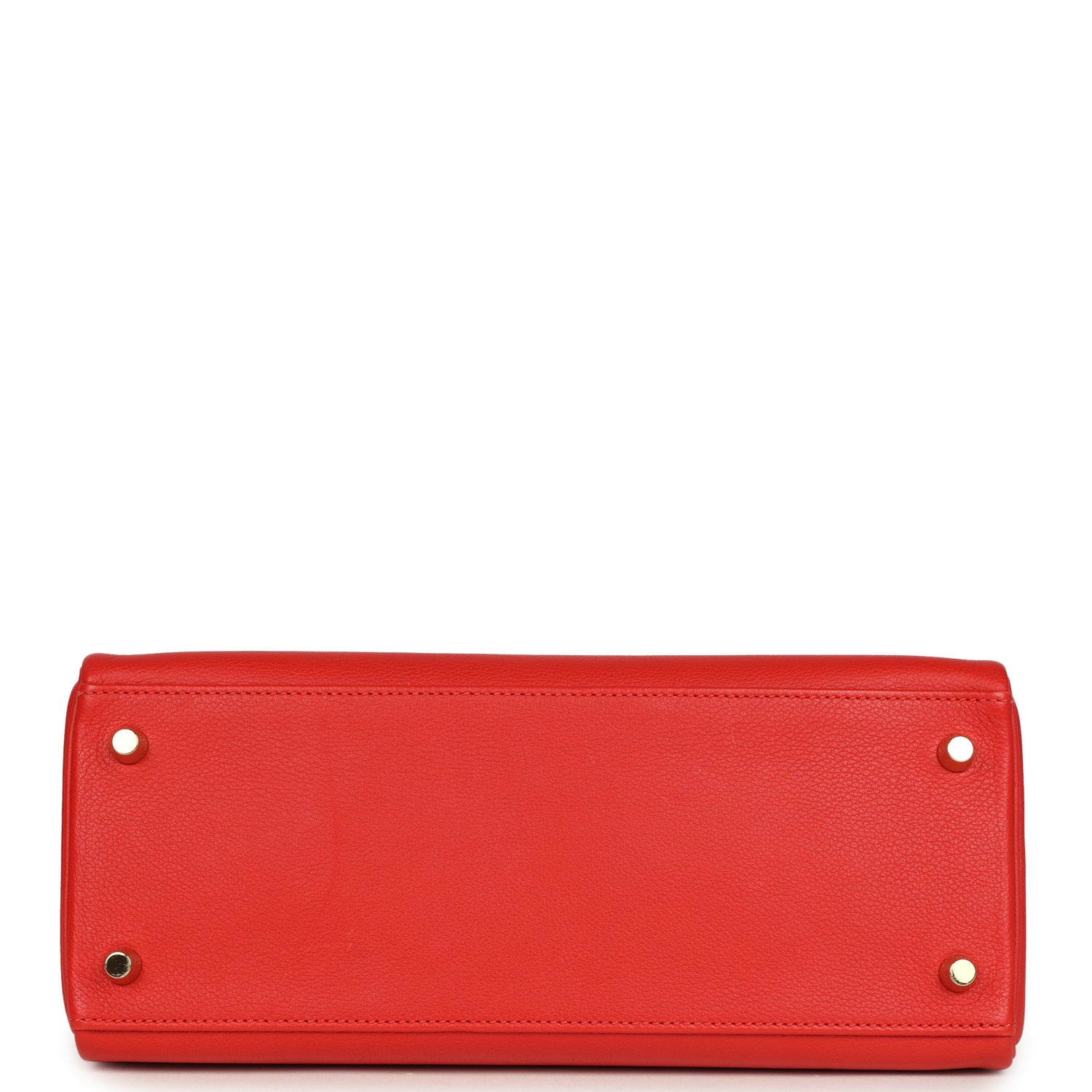 Pre-owned Hermes Kelly Retourne 28 Rouge Tomate Evercolor Gold Hardware