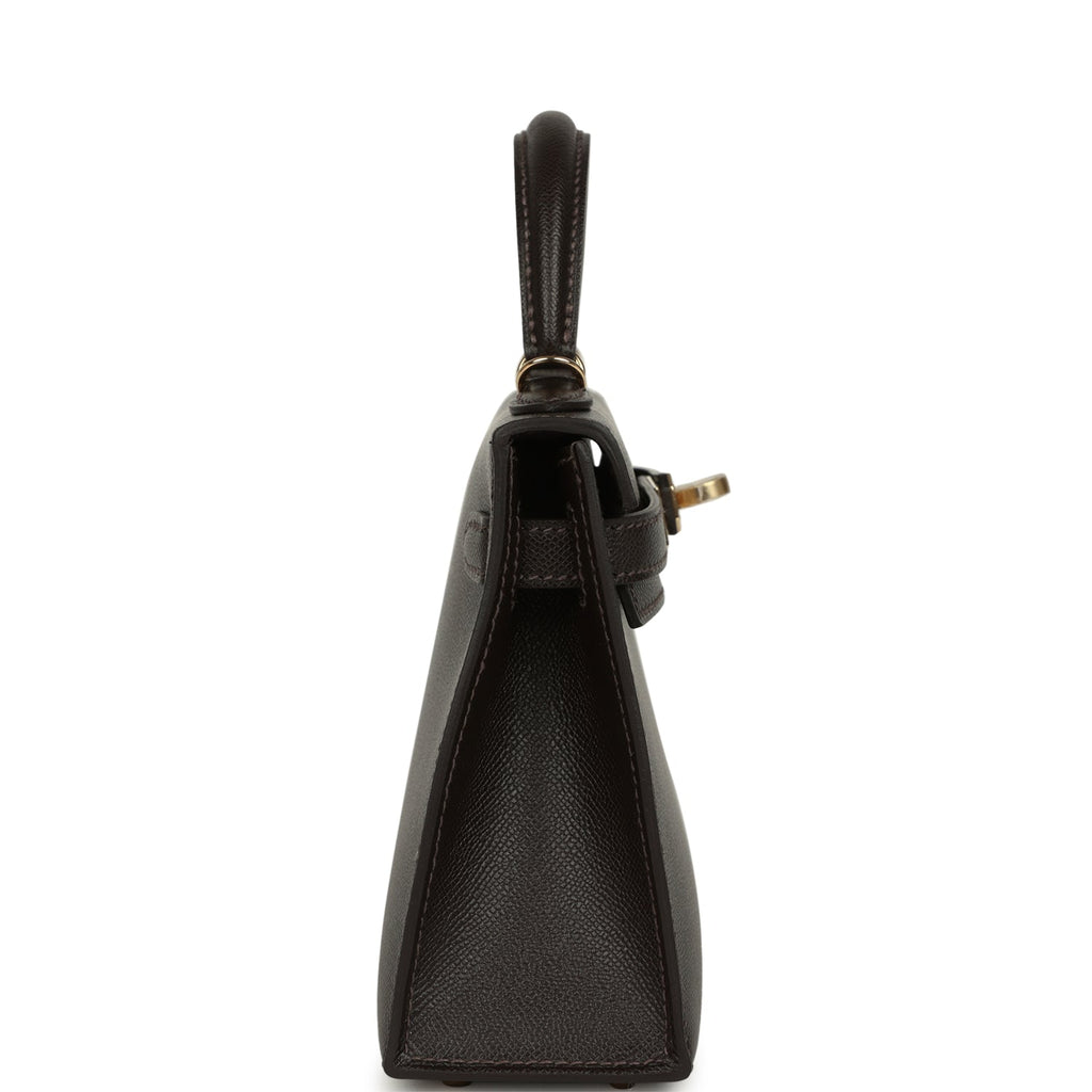 Hermes Kelly Sellier 20 Bai-Brun Madame Permabrass Hardware