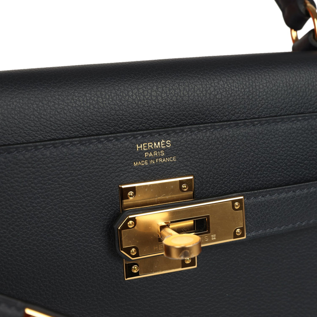 Hermes Kelly Retourne 28 Caban Evercolor Gold Hardware