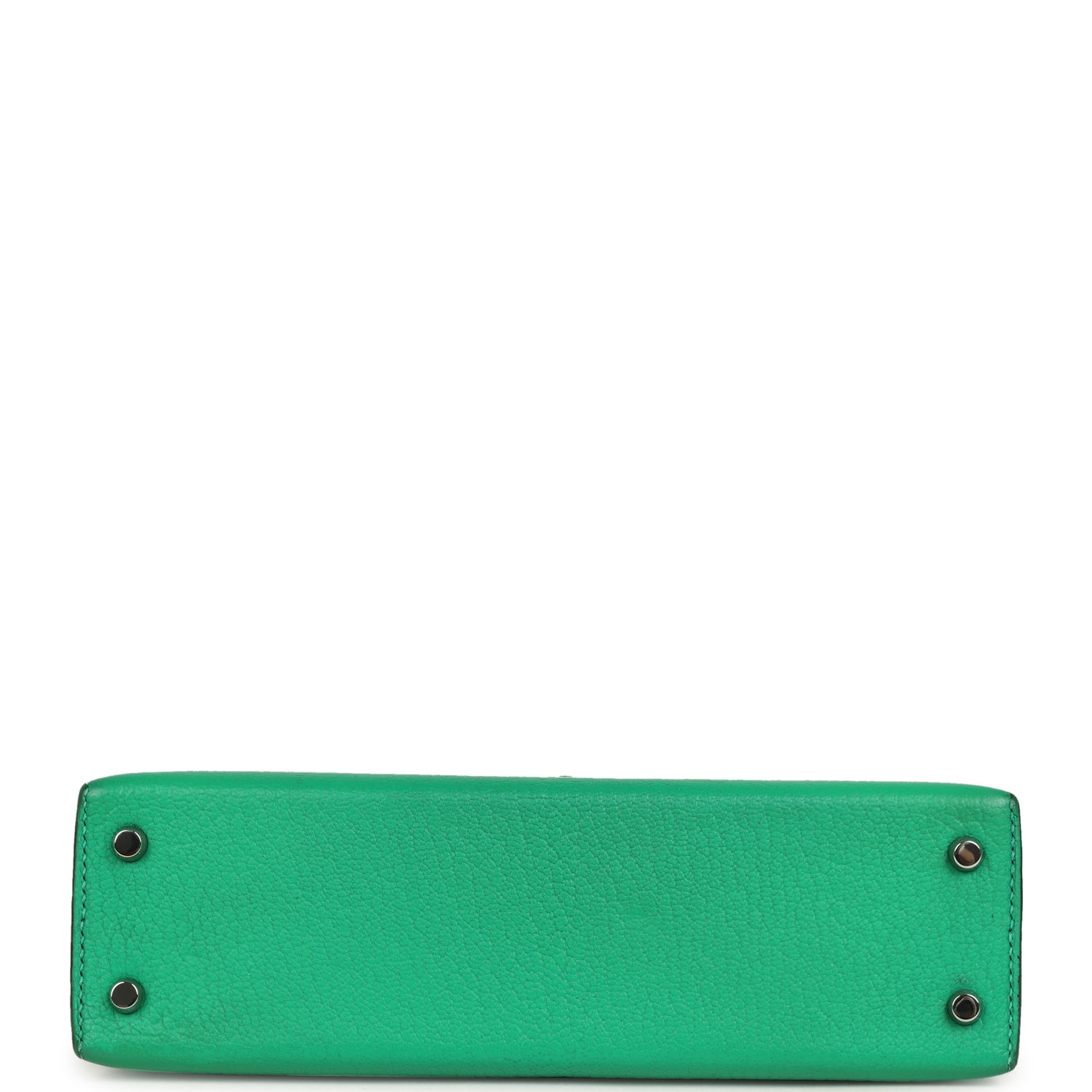 Pre-owned Hermes Kelly Sellier 20 Cactus Verso Chèvre Mysore Palladium Hardware