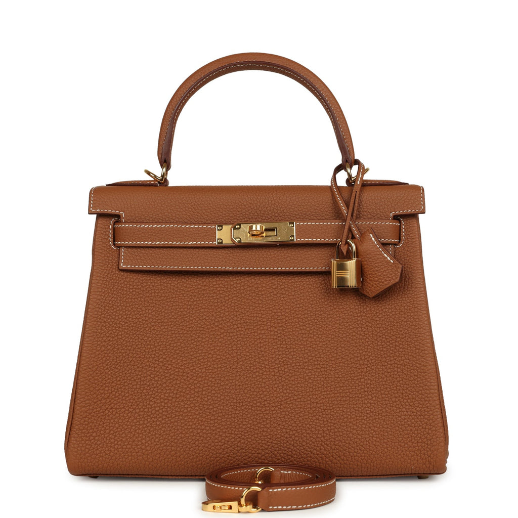 Hermes Kelly Retourne 28 Gold Togo Gold Hardware