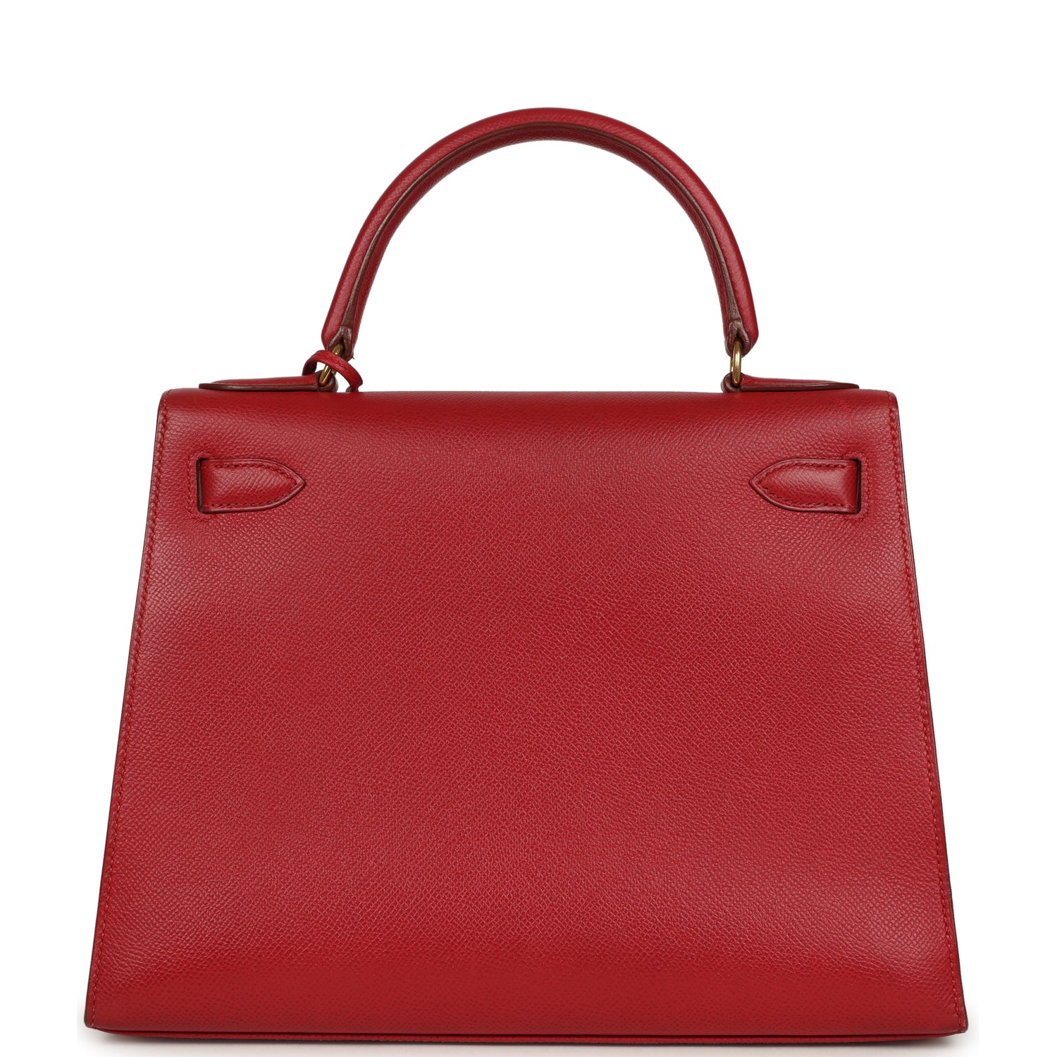 New Hermes Kelly 28 Sellier Rouge Vif Courchevel Gold Hardware