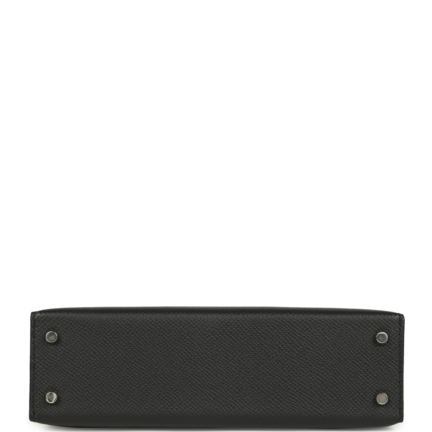 Hermes Kelly Sellier 20 Black Epsom Palladium Hardware