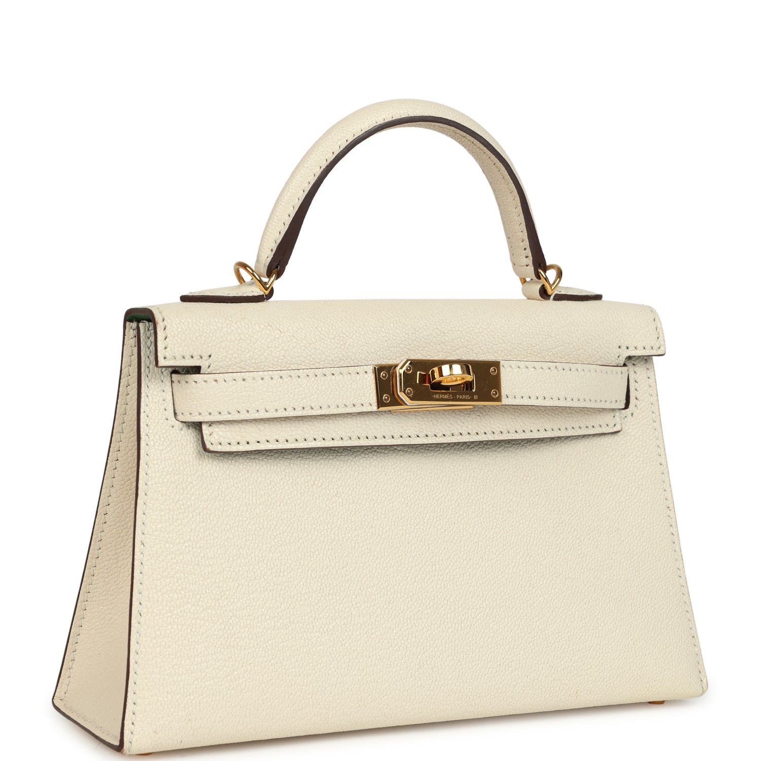 Hermes Special Order (HSS) Kelly Sellier 20 Nata Verso Chevre Mysore Gold Hardware